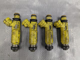4x Fuel Injectors 450cc For MAZDA 2004-2008 RX8 RX7 13B Miata Yellow 1.6L 1.8L Mazda Miata OEM used part