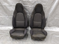 2001-2005 Mazda Miata Mx-5 OEM Black Cloth Seats Pair 01-…