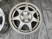 94-97 Mazda Miata Semi Solid Spoke Wheel Rim Set Miata MX5 14x6 9965-13-6040