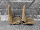 2001-2005 Mazda Miata Mx-5 OEM Tan Vinyl Seats Pair 01-05 01NB4157