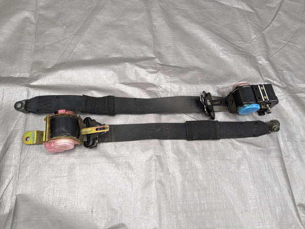 1990-1993 Mazda Miata Oem Black Seat Belt Reel Left Right Set NA 90-93 92NASU