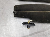 90-97 Mazda Miata 2 Piece Left Right Sun Visors Pair Black 92NASU 1990-1997