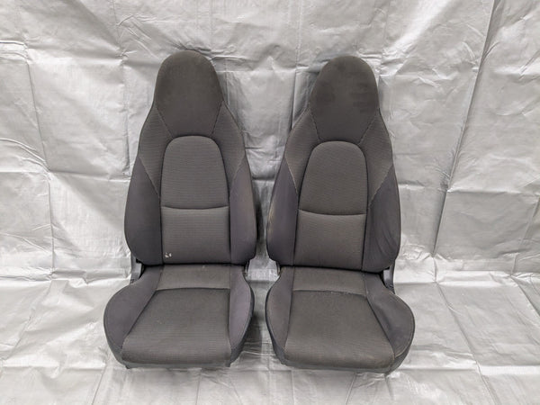2001-2005 Mazda Miata Mx-5 OEM Black Cloth Seats Pair 01-05 01NBA3D2 — Mazda Miata MX-5 OEM part product photo