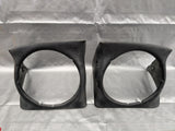 1990-1997 Mazda Miata Mx-5 OEM NA Headlight Bezel Frame Surround Trim Black Shroud Kit 92NA6670 90-97 Mazda Miata OEM used part