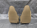 2001-2005 Mazda Miata Mx-5 OEM Tan Vinyl Seats Pair 01-05 01NB4157