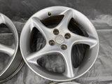 16” Mazda Miata OEM Alloy Wheel Rim Twist 5 spoke 16x6.5 +40 4x100 01NB4157