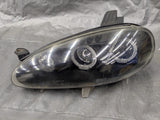 2001-2005 Mazda Miata MX5 MX-5 Black LED Halo Headlights Lamps Pair 01-05