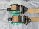 1994-1997 Mazda Miata Oem TAN Seat Belt Reel Left Right Set NA 94-97 94NA9102