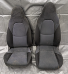 2001-2005 Mazda Miata Mx-5 OEM Black Cloth Seats Pair 01-05 03NBA3D - Mazda Miata MX-5 OEM Replacement Part