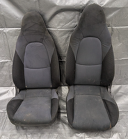 2001-2005 Mazda Miata Mx-5 OEM Black Cloth Seats Pair 01-05 03NBA3D - Mazda Miata MX-5 OEM Replacement Part