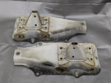 1999-2005 Mazda Miata Mx-5 OEM NB Front Bumper Core Support Crash Bracket Horn White 00NBPT 99-05 — Mazda Miata OEM used part product photo