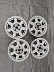 90-93 Mazda Miata Daisy Wheel Rim Set Miata MX5 14x5.5 8N137600 91NASU — Mazda Miata MX-5 OEM part product photo