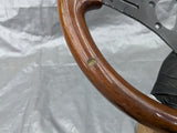 Steering Wheel Wood Wooden 350mm NO Hub Adapter