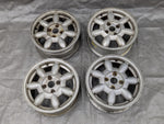 90-93 Mazda Miata Daisy Wheel Rim Set Miata MX5 14x5.5 8N137600 92NAPZ — Mazda Miata MX-5 OEM part product photo