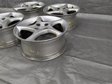 16” Mazda Miata Chrome Alloy Wheel Rim Twist 5 spoke 16x6.5 +40 4x100  02NB3663
