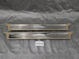 1999-2005 Mazda Miata Mx-5 OEM Door Sill Trim Cover Pair Chrome Parchment 99-05 Mazda Miata OEM used part