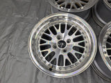 JNC WHEELS JNC001 15x8 4x100 +20 Silver Set of 4 Used
