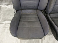 1990-1993 Mazda Mx-5 Miata OEM Black Cloth Seat Pair 93NAUC 90-93