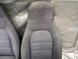 1990-1993 Mazda Mx-5 Miata OEM Black Cloth Seat Pair 93NAUC 90-93