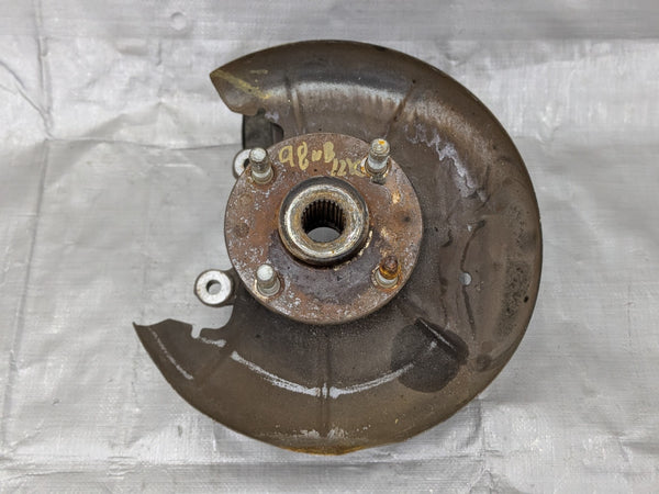 99-03 Mazda Miata Rear Spindle Knuckle Driver Side No ABS NC10-26-140 98NB12k — Mazda Miata MX-5 OEM part product photo