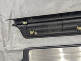 1999-2005 Mazda Miata OEM Door Sill Plates Chrome Black MX-5 99-05