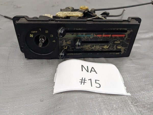 90-97 Mazda Miata MX5 MX-5 Heater Climate Control Panel USED HVAC 1990-1997 #15