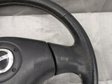 99-05 MAZDA MIATA NARDI BLACK LEATHER STEERING WHEEL 04NB2710