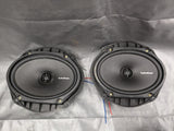 Rockford Fosgate R168X2 Prime 6x8" 2-Way Coaxial Speakers Pair 99-05 Miata Mount Mazda Miata OEM used part