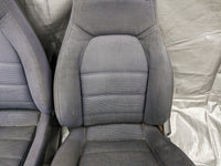 1990-1993 Mazda Mx-5 Miata OEM Black Cloth Seat Pair 93NAUC 90-93