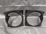 1990-1997 Mazda Miata Mx-5 OEM NA Headlight Bezel Frame Surround Trim Black Shroud Kit 91NA9870 90-97 Mazda Miata OEM used part