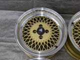 Enkei92 15x8 Rims 4x100 +25mm Offset ENKEI 465-580-4925SP Set of 4 Gold