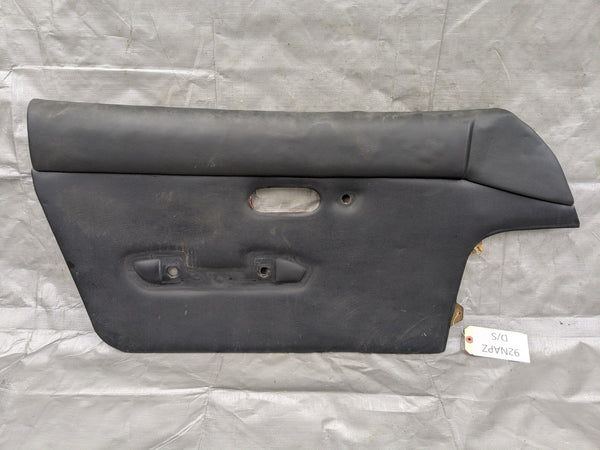 90-97 MAZDA MX-5 MIATA Left Side Driver Door Card Panel Power 1990-1997 92NAPZ — Mazda Miata MX-5 OEM part product photo