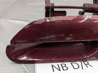 99-05 Mazda Miata OEM Left Driver Outside Door Handle Burgandy #2