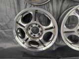 14x5" +45 offset 4x100 bolt patter aluminum wheels