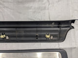 1999-2005 Mazda Miata OEM Door Sill Plates Chrome Black MX-5 99-05