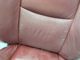 2001-2005 Mazda Miata Mx-5 OEM Red Vinyl Leather Seats Pair 01-05 04NB4374