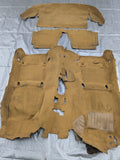1990-1993 Mazda Miata Mx-5 OEM Carpet Set 3 Pieces Tan 92NA6670 90-93 Mazda Miata OEM used part