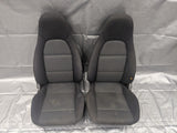 1999-2000 Mazda Miata Mx-5 OEM Black Cloth Seats Pair 99NB5560 99-00