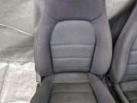 1990-1993 Mazda Mx-5 Miata OEM Black Cloth Seat Pair 93NAUC 90-93