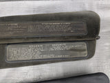 90-97 Mazda Miata 2 Piece Left Right Sun Visors Pair Black 91NA0321 1990-1997