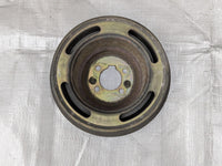 90-91.5 Mazda Miata MX5 OEM Crank Pulley Short Nose 4 Slot 1990-1991.5 SNC 92PZ — Mazda Miata MX-5 OEM part product photo