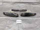 1990-1997 Mazda Miata MX-5 Smoke Front Bumper Signal Lights Pair