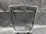 1999-2005 Mazda Miata Oem Silver Wooden AC Radio Dashboard Trim Bezel NB 99-05
