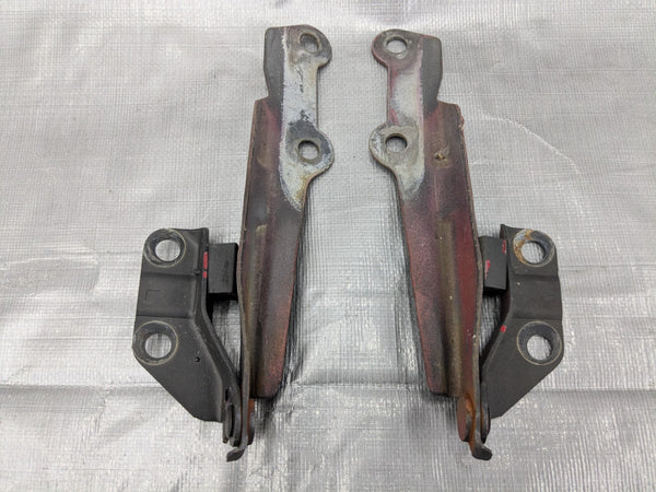 1990-1997 Mazda Miata MX-5 OEM Hood Hinges Pair NA01-52-410D/420D 90NASU 90-97 — Mazda Miata MX-5 OEM part product photo