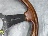 Steering Wheel Wood Wooden 350mm NO Hub Adapter