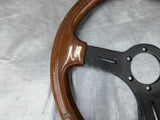 Steering Wheel Wood Wooden 350mm NO Hub Adapter
