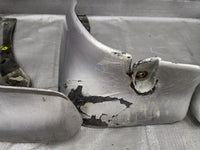 1999-2005 Mazda Miata NB Splash Guards Mud Flaps Front & Rear Set/ Silver 22v