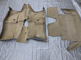 1999-2005 MAZDA MX-5 MIATA OEM CARPET SET 3 PIECES TAN 99-05 00NB7436