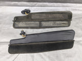 90-97 Mazda Miata 2 Piece Left Right Sun Visors Pair Black 91NA0321 1990-1997