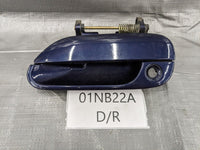 1999-2005 Mazda Miata OEM Left Driver Outside Door Handle Blue 01NB22A 99-05